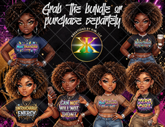 Boss Babe Attitude Character Bundle