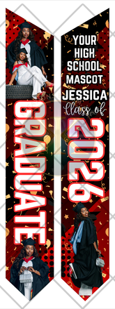 Senior/Graduate Stole Canva Template