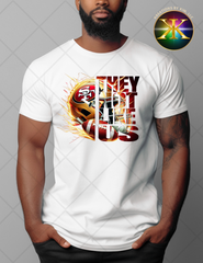 Digital Download 49ners They Not Like Us PNG Design (NOT A PHYSICAL ITEM)