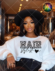 Screen Print Hair Stylist Transfer