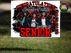 Senior/Graduate Yard Signs Canva Template