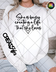 Screen Print CREATher Transfer