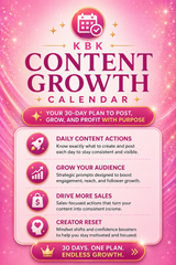 KBK Content Growth Calendar