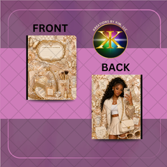 Luxury Glam Composition Notebook Cover (Notebook Not Included)