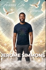 Photo Glass Memorial Canva Template