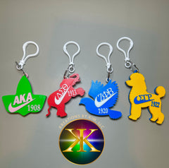 Custom Greek 3D Printed Mini Can Koozie & Can Opener Keychain Set | Personalized Drink Holder