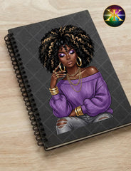Melanin Queen Volume 1 PNG Bundle | Afro Beauty Clipart for T-Shirts, Tumblers & Branding (NOT A PHYSICAL ITEM)