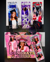 Custom Bag Tag/Bookmark Canva Template