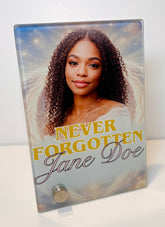 Photo Glass Memorial Canva Template