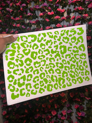 Screen Print Cheetah Transfer