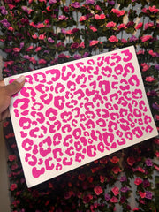 Screen Print Cheetah Transfer