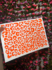 Screen Print Cheetah Transfer