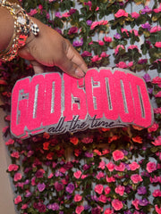 God Is Good Sequin/Chenille Patch