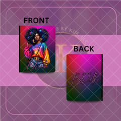 Just Breathe Composition Cover (Notebook Not Included)