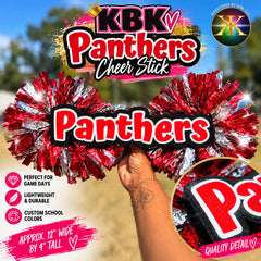 KBK Panthers Cheer Stick ❤️🖤