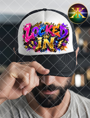 Locked In Graffiti Sublimation Hat Transfer