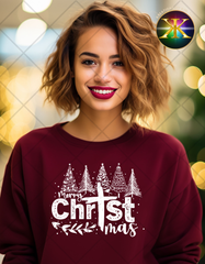 Screen Print Merry Christmas Transfer