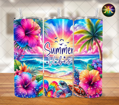 Summer Vibes Sublimation Transfer Wrap