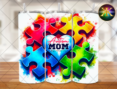 Autism Mom Sublimation Transfer Wrap