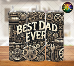 Best Dad Ever Sublimation Transfer Wrap