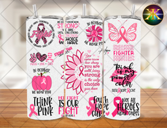 Breast Cancer Awareness Sublimation Transfer Wrap