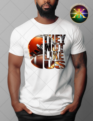 Digital Download Cleveland Browns They Not Like Us PNG Design (NOT A PHYSICAL ITEM)