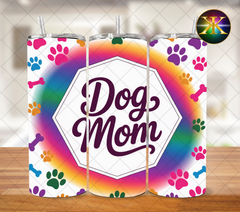 Colorful Dog Mom Sublimation Transfer Wrap