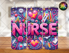 Colorful Nurse Sublimation Transfer Wrap
