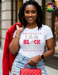 I Am Black History Sublimation Shirt Transfer