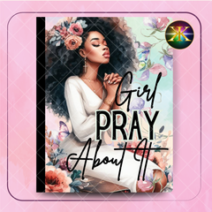 Girl Pray About It (Front Cover Only) Composition Cover