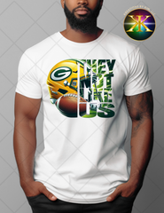Digital Download Green Bay They Not Like Us PNG Design (NOT A PHYSICAL ITEM)