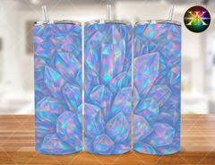 Digital Download 3D Crystal Prism 20 Ounce Tumbler Design (NOT A PHYSICAL ITEM)
