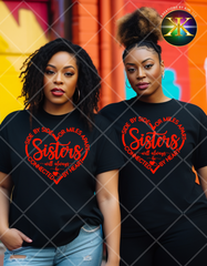 Screen Print Sisters Design w/Pocket