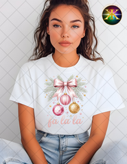 Fa La La Christmas Sublimation Shirt Transfer