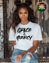 Screen Print Grace and Mercy Transfer
