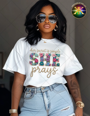 Her Secret Is Simple Sublimation Shirt Transfer