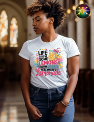 My Jesus Be Making Lemonade Sublimation Shirt Transfer