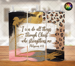 Philippians 4:13 Sublimation Transfer Wrap