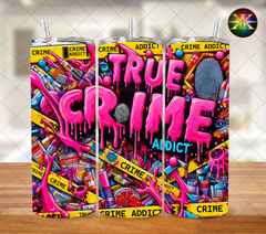 Retro True Crime Sublimation Transfer Wrap