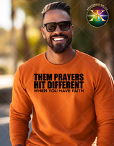 Screen Print Them Prayers Hit Different Transfer