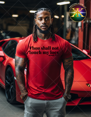 Screen Print Thou Shall Not Touch My Locs Transfer