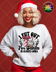 I Put Out For Santa Sublimation Shirt Transfer