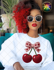 Valentine Cherry Sublimation Shirt Transfer