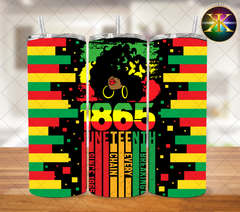 1865 Juneteenth Sublimation Transfer Wrap
