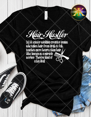 Screen Print Hair Hustler Transfer
