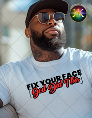 Screen Print Fix Your Face Transfer