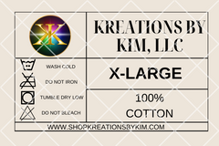 Digital Download - Canva Template - Shirt Tag
