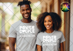 Screen Print Power Couple Design