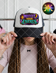 Protect Your Energy Sublimation Hat Transfer