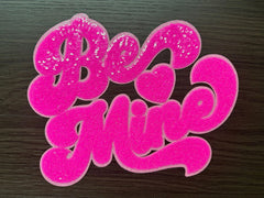 Be Mine Sequin Chenille Patch